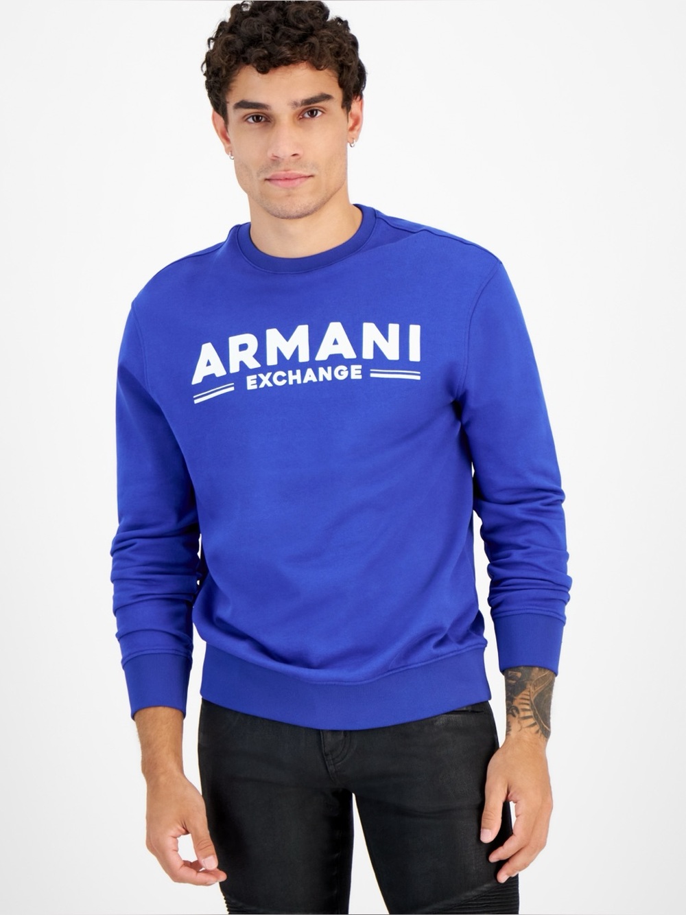 Armani Exchange Blue Sweatshirt-unisex